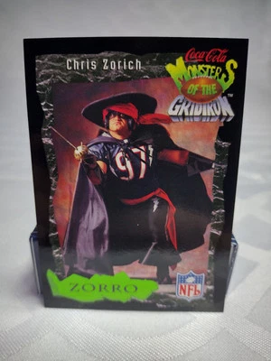 1994 Classic Pro Line Live Coca-Cola Monsters of the Gridiron - #5 Chris Zorich - Image 1 of 2