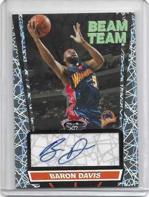 2007 Stadium Club Beam Team Autographs Baron Davis #BTA-BD Warriors Hornets - Image 1 of 2