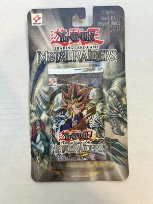 Yugioh Metal Raiders  1ST Edition Blister Booster Pack (2002) Factory Sealed - Image 1 of 4