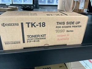 Genuine Kyocera TK-18 Printer Toner KIT Cartridge EB0542 - Picture 1 of 2
