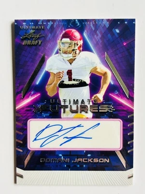 Domani Jackson Ultimate Futures  UF-DJ1 2021 Leaf Ultimate Draft - Image 1 of 3