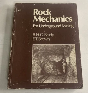 Rock Mechanics For Underground Mining By B.H. G. Brady & E.T. Brown 1984 PB  - Imagen 1 de 13