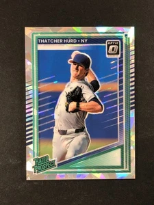 2025 Donruss Optic Thatcher Hurd Rated Prospect #133 Cracked Ice 18/25 SSP - Picture 1 of 2