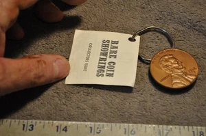 Llavero vintage de plástico 1914 d centavo moneda desmontable cerradura refugio ahorro y préstamo - Imagen 1 de 10