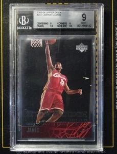 2003 Upper Deck #301 Lebron James Rookie RC BGS 9 (YJZ) - Bild 1 von 2