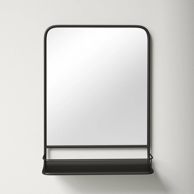 New in Box Inman Modern & Contemporary With Shelves Accent Mirror $385 FLA34 - Image 1 of 4