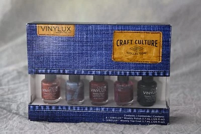 Esmalte de uñas VINYLUX Craft Culture Collection semanal y capa superior - 4 colores - D66 Foto 1 de 2