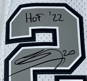 Manu Ginobili Signed San Antonio Spurs Mitchell & Ness NBA Autograph Jersey BAS - Picture 1 of 12