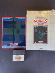 Web Wars - Vectrex Complete Game with Overlay, Tested