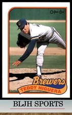 1989 O-Pee-Chee #292 Teddy Higuera  Milwaukee Brewers