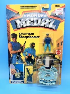 Vintage 1988 MATTEL Men of Medal S.W.AT. TEAM Sharpshooter NEW - Picture 1 of 12