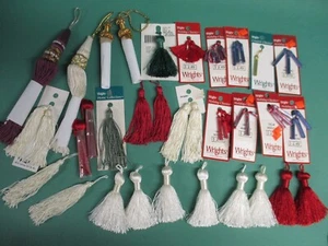 61 Piece lot of Sewing Tassels Tiebacks Various Sizes - Picture 1 of 9
