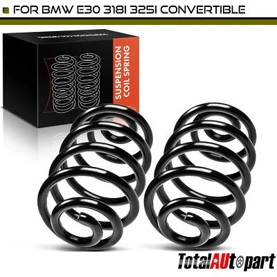 2 piezas muelles helicoidales traseros izquierdo y derecho para BMW E30 318i 325i 1991-1993 convertible Foto 1 de 4
