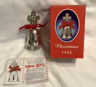 Annual 1998 Christmas CROSS Bell International Silver NEW in Box Dated Keepsake