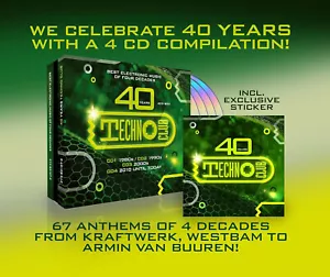 Various - 40 Years Techno Club - Trance - Album - 2025 - Englisch # 4-CD-NEU-OVP - Foto 1 di 2
