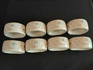 Country Farmhouse Duck Napkin Rings Holders Set Of 8 - Picture 1 of 8