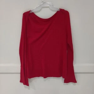 Brand New Splendid Women's Long Sleeve Slub Knit Bell Sleeve Top Size XL B223 - Picture 1 of 1