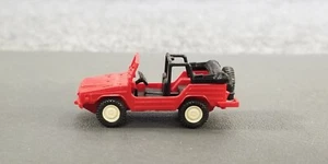 Micro Roco Ho 1/87 Auto Union Style Jeep CONVERTABLE No Box RED - Picture 1 of 8