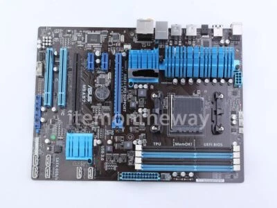 ASUS M5A97 AMD AM3+ AMD 970/SB950 SATA USB 3.0 6Gb/s DDR3 Motherboard - Photo 1/4