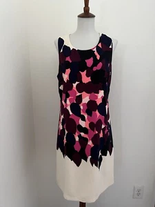 Julie Brown NYC Sleeveless Shift Dress Multi-color Women's Size 6 - Picture 1 of 8