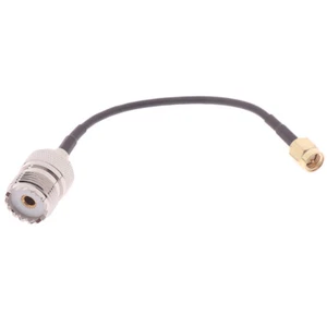 Radio Antenna Cable SO-239 UHF Female to SMA Male coaxial RF Connector RG316B JW - Zdjęcie 1 z 13