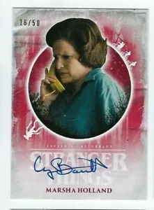 Stranger Things Welcome to the Upside Down 2019 autógrafo Cynthia Barrett 16/50 - Imagen 1 de 1