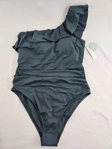 Sexy One Shoulder Tummy Control Swimsuits One Piece Bathing Suits for Women Sz L - Bild 1 von 11