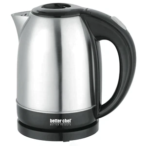 Better Chef 1.7L 7.2-Cup Stainless Steel Cordless Electric Kettle w Locking Lid - Picture 1 of 5