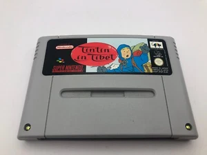 Carrito Tintín In Tibet Super Nintendo SNES 16 bits retro raro PAL 1995 #0353 - Imagen 1 de 4