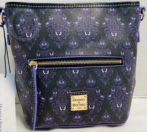 NWT*Dooney & Bourke*Disney Parks*Haunted Mansion Wallpaper Crossbody*21095M S174 - Picture 1 of 7