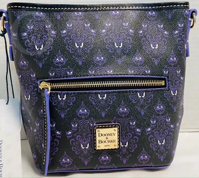 NWT*Dooney & Bourke*Disney Parks*Haunted Mansion Wallpaper Crossbody*21095M S174 - Image 1 of 4