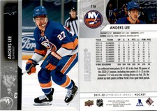 Anders Lee 2021 Upper Deck Hockey Card 116  New York Islanders