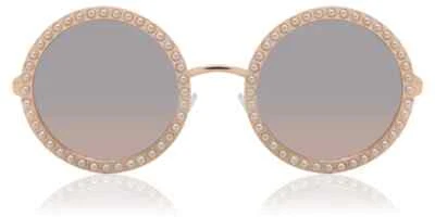 Guess GF0336 28U Round Metal Pearl Rose Gold Sunglasses Frame 48-23-140 - Image 1 of 3