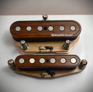 Marke Wiggins, Telecaster Handaufzug Tonabnehmer Set, Rosewood, Alnico 5 Texas Wund - Bild 1 von 6