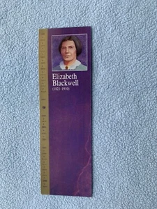 1991 American Women Celebration Bookmark Elizabeth Blackwell 1st AmericnWoman Dr - Picture 1 of 2
