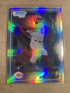 2010 Bowman Chrome Prospects Refractors Baseball Card #BCP24 Byron Wiley /777