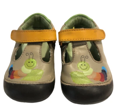 Momo Baby MOMObaby Zapatos de Cuero Niño Pequeño Talla 4 Caterpillar Tostado Foto 1 de 4