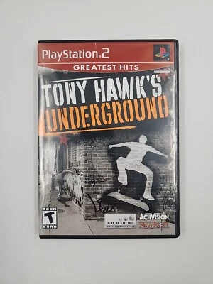 Tony Hawk's Underground PS2 PlayStation 2 Complete CIB Greatest Hits - Image 1 of 4