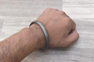 Vintage Damascus Steel Hand Forged Bracelet Men's Cuff Bracelet jewelry Gift - Picture 1 of 12