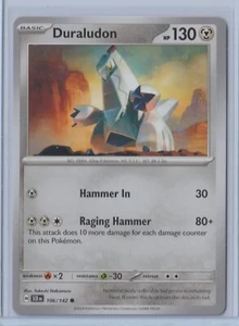 Pokémon 2024 STELLAR CROWN DURALUDON 106/142 MINT Never Played - Picture 1 of 1