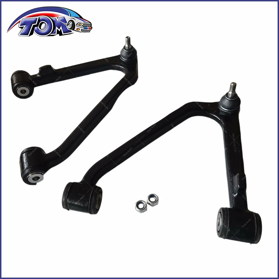 Par de brazos de control superior de suspensión delantera para Mercedes Benz 560SL 1986-1989   Foto 1 de 4