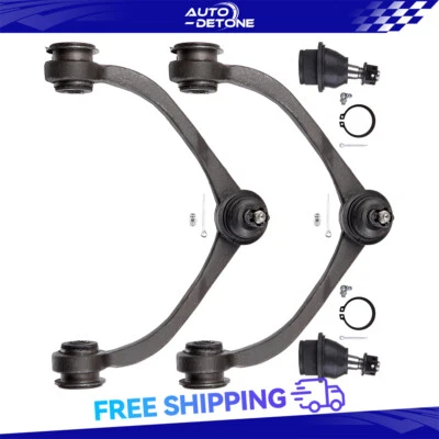 4 Front Upper Control Arms Lower Ball Joints For Dodge Dakota Mitsubishi Raider - Image 1 of 4