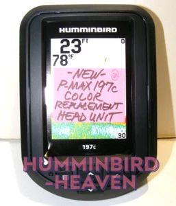 NEW HUMMINBIRD PIRANHA PMAX 197c COLOR DUALBEAM REPLACEMENT FISHFINDER HEAD UNIT - Picture 1 of 5