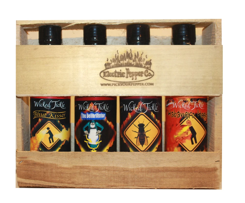 热卖酱礼品套装 Ghost Pepper Hot Sauce Habanero Extra Hot 3 包 + 1 免费礼品 — 第 1/4 张图片