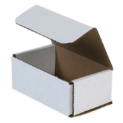 200 - 5 x 3 x 2 White Corrugated Shipping Mailer Packing Box Boxes - Image 1 of 3