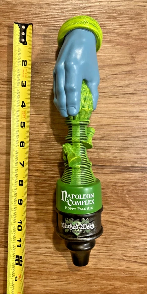 Wicked Weed Beer Tap Handle Knob Top Draft Keg Bar Brewing Napoleon Complex Ale - Image 1 of 4