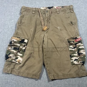 Pantaloncini vintage Pepe Jeans London taglia 38 mimetici tasche cargo larghi hip hop skate - Foto 1 di 19
