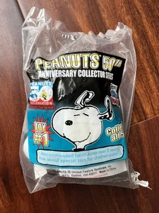 Vintage Cute Peanuts 50th Anniversary Collector Series Plush #1 Certificate - Picture 1 of 3