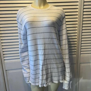 Herren Urban Pipeline Langarmshirt XXL weiß grau gestreift - Bild 1 von 9