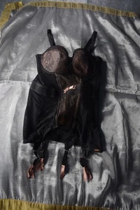 New Gossard 4 suspender corselette bust 32 E RRP £80 J 46 - Picture 1 of 2
